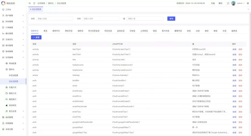 【全开源】多语言量化理财挖矿虚拟币交易源码/详细部署文档/前后端vue/服务端PHP