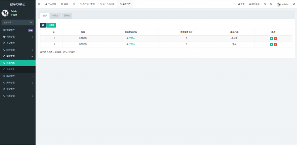【全开源】多语言 数字交易藏品商城系统 艺术品3D合成盲盒交易 NFT数字藏品 支持上链 二级市场
