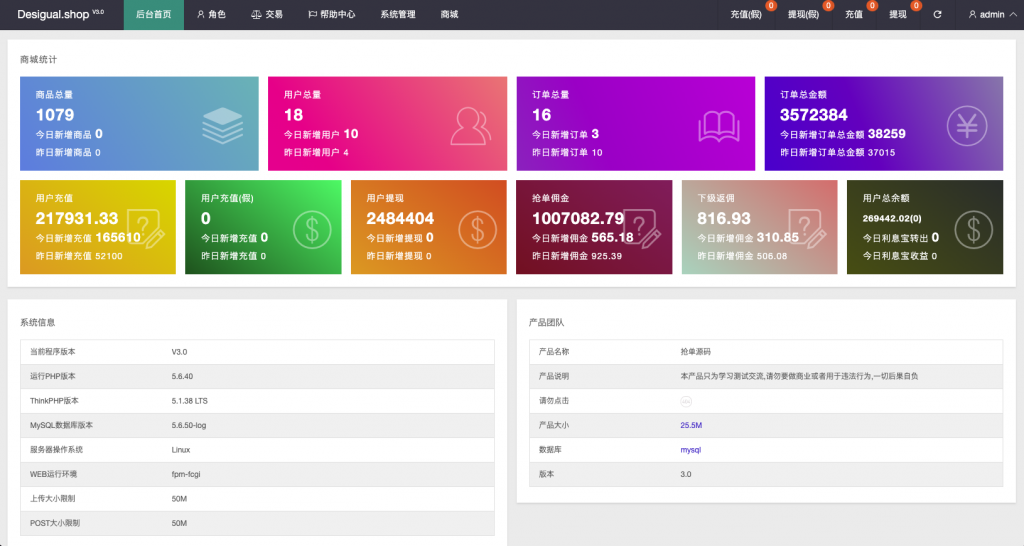 【全开源】多语言 海外抢单刷单 商城抢单系统 订单自动匹配系统 打针福利单 叠加组 UI