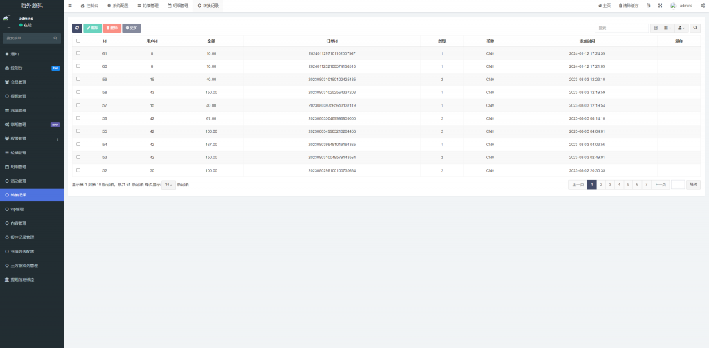 【全开源】海外游戏 巴西PG电子游戏源码 巴西老虎机 海外源码 Vue ThinkPHP