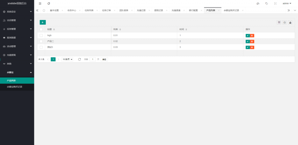 【全开源】全新多语言 海外电影任务系统 电影视频投资刷单源码 看视频返利