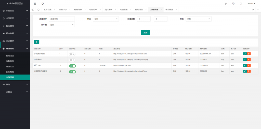 【全开源】全新多语言 海外电影任务系统 电影视频投资刷单源码 看视频返利