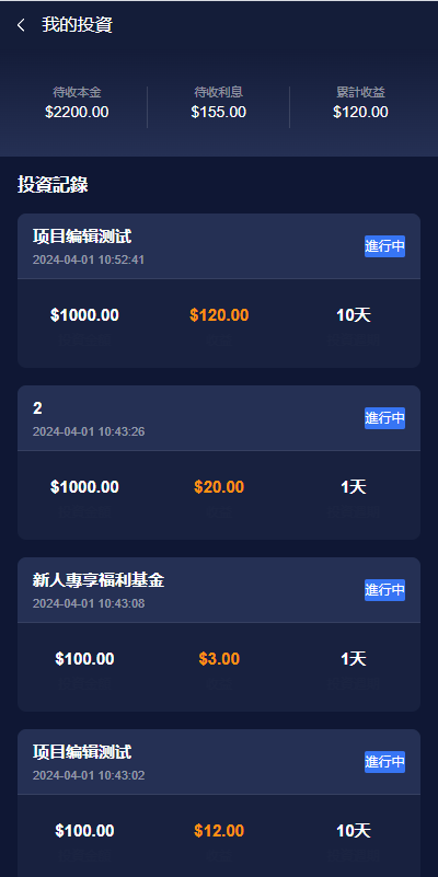 【全开源】全新多语言 投资源码 投资众筹系统 海外投资理财系统 UI PHP