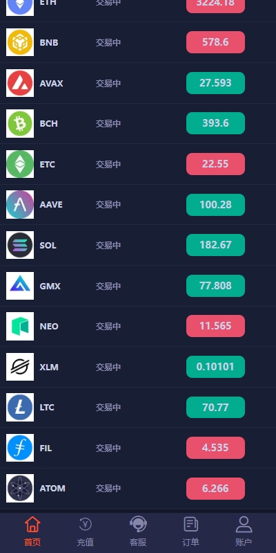 【全开源】微交易所 PC自适应微盘系统 伪交易所 单控全控 利息宝 UI