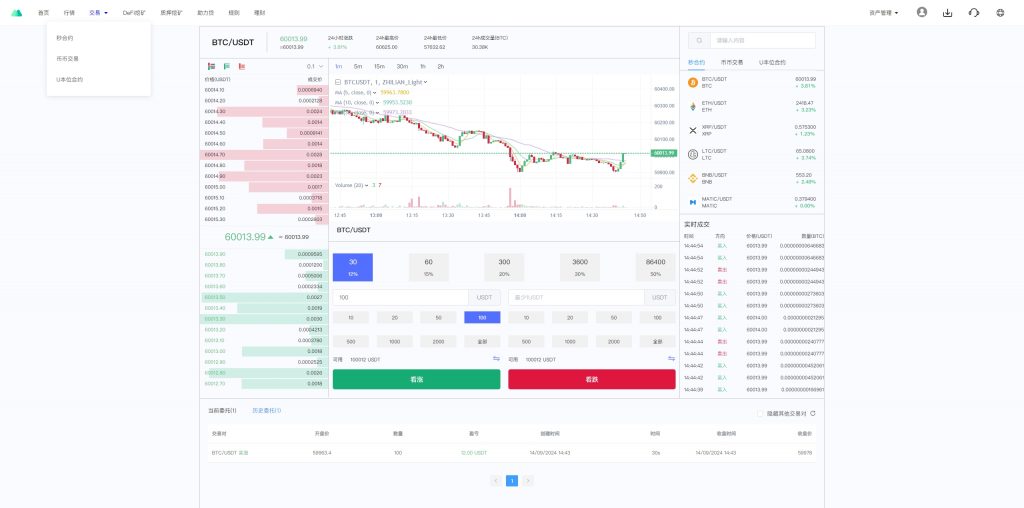 【全开源】DAPP交易所 多语言 JAVA交易所系统 秒合约 质押借贷 U本位