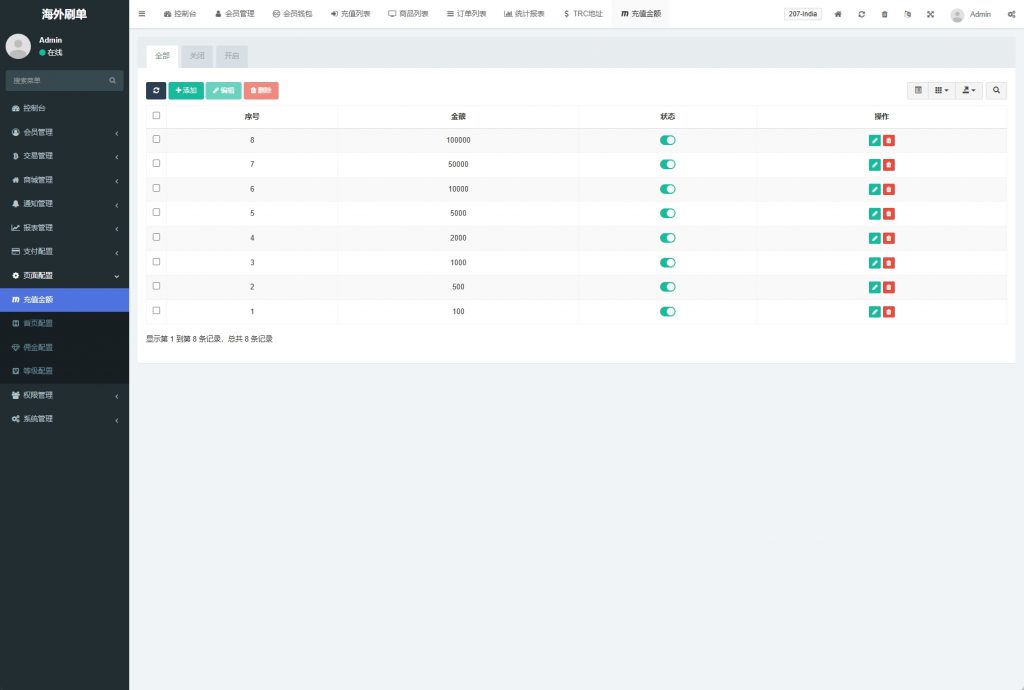 【全开源】全新多语言 tiktok抢单系统 任务快杀盘 刷单系统 前端Vue 后端thinkphp